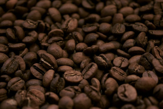 a pile of brown rocks